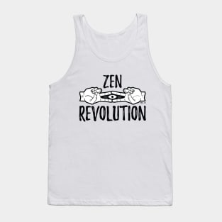 Zen Revolution - White Tank Top